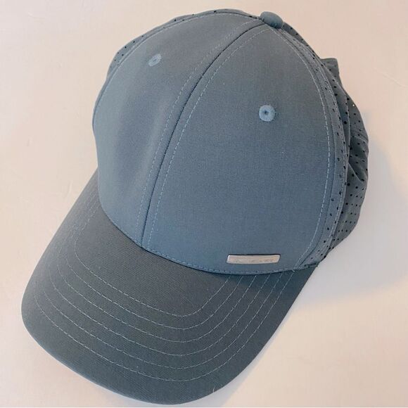 Quiksilver Net Tech Hat Bering Sea recycled fabric slate blue gray EUC os - Picture 3 of 8